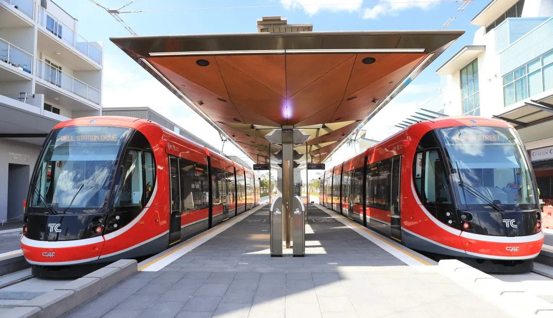 Site of the Canberra Light Rail project, Heavy Construction Solutions