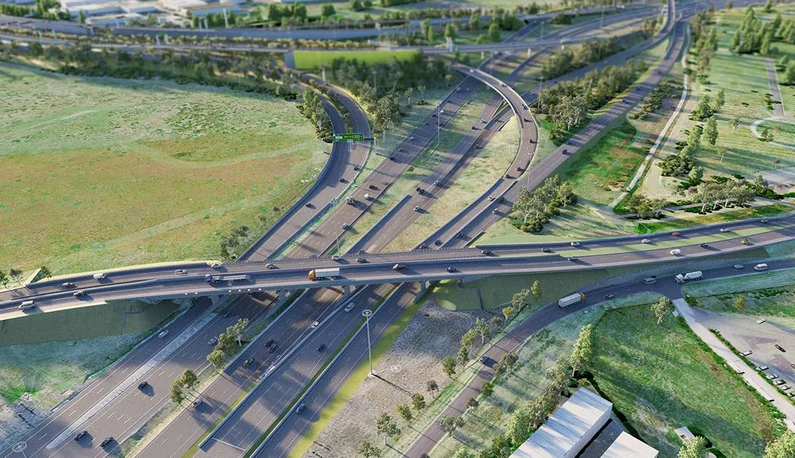 Dohertys Rd Bridge 1137×655 Site of the Western Roads Upgrade (Construction Phase) project, Heavy Construction Solutions