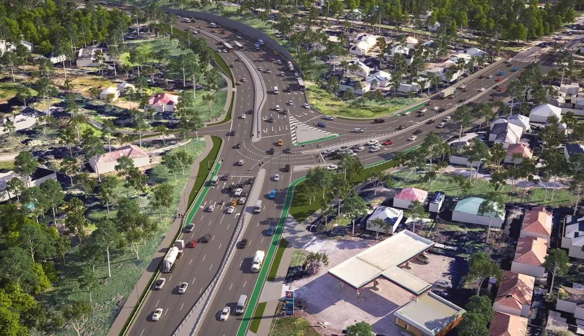 Fitzsimons Road 1137×655 Site of the Fitzsimons Lane Upgrade project, Heavy Construction Solutions