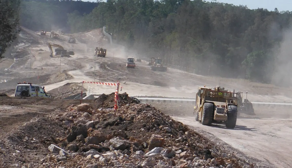 W2HC 1138 x 655 Site of the Pacific Highway Upgrade (Woolgoolga to Ballina, Section 1) project, Heavy Construction Solutions
