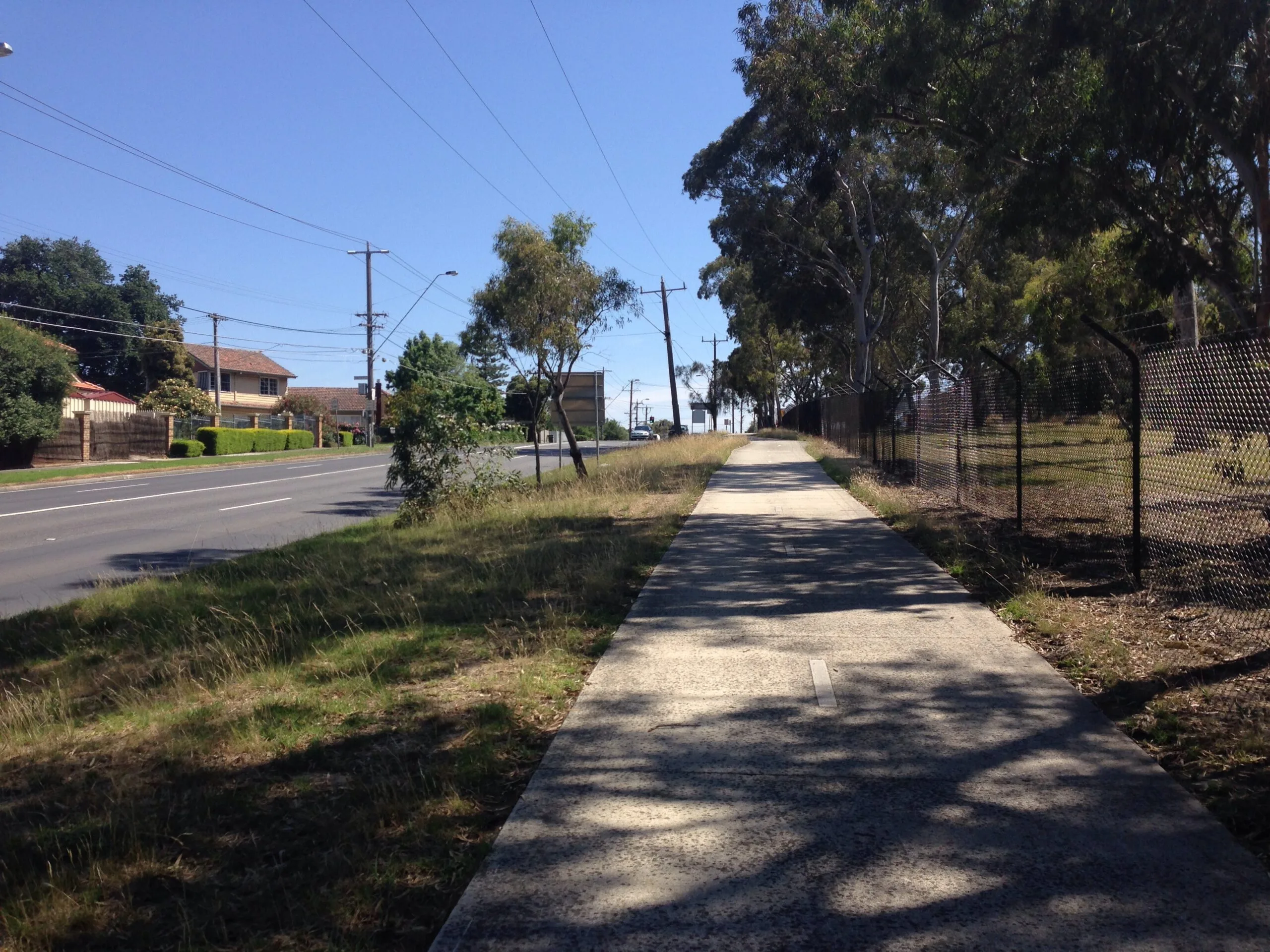 Simpson Barracks, Yallambie Perimeter of Simpson Barracks, Yallambie, Victoria, site of the Defence Force School of Signals redevelopment